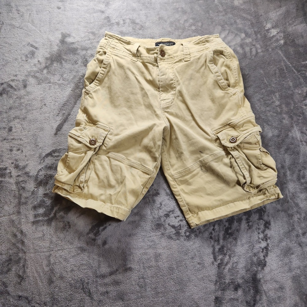 American Eagle Shorts Mens 28 Beige Cargo Classic 90s‎ Y2K